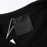 Givenchy 22SS visual trap letter print short sleeves