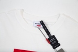 Balenciaga X Supreme 2023 Fall spring and summer joint series dual logo logo short -sleeved T -shirt