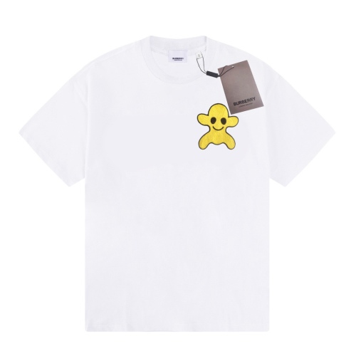 Burberry Little Monster Patch Embroidery Short -sleeved T -shirt