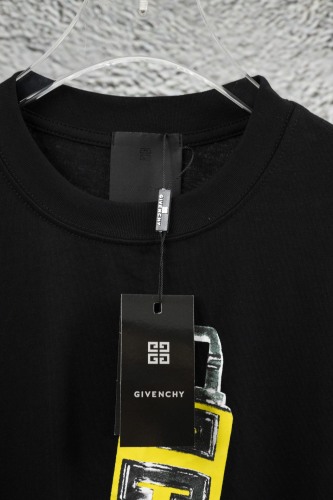 Givenchy classic 4G full print cartoon lock casual short -sleeved T -shirt