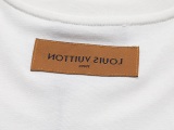 Louis Vuitton 2023SS spring and summer Louis vuitton auspicious pigeon temperature transforms print pattern short -sleeved T -shirt couple model