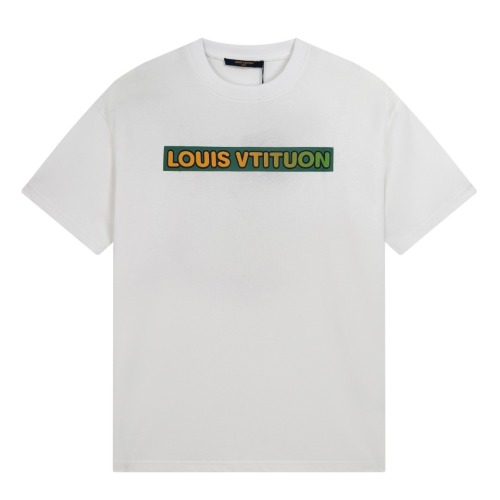 Louis Vuitton 2022 spring and summer foam letters short -sleeved T -shirt