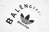 Balenciaga Sanye Grass -named Frequency Passing T -shirt Couple Fund
