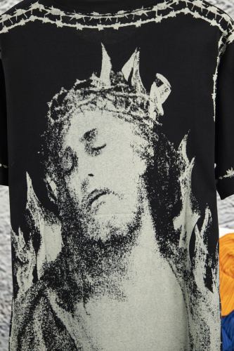 Givenchy double -sided Jesus short sleeve