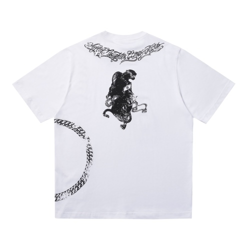 Givenchy FW21 Chain Chain Cheetah Letter Print Short Sleeve