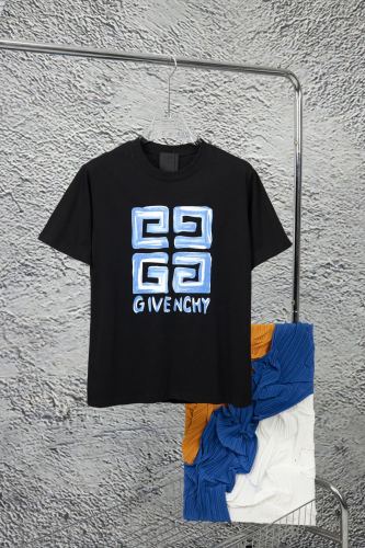 Givenchy Painted Letter Short Sleeve 2023SS 4G Painted Graffiti Alphabet Print Short Sleeve T -shirt