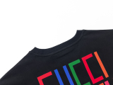 GUCCI front and rear color letter T -shirt
