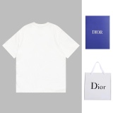 Dior 2023SS Summer LOGO printing casual loose short -sleeved T -shirt