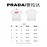 Prada's chest classic pink rectangular letter slogan logo printed basic short sleeve