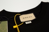 GUCCI 23SS chest logo embroidery T -shirt couple model