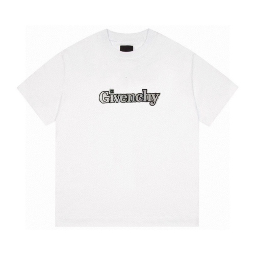 Givenchy 234G Classic Embroidery Seiko Embroidery Casual Short -sleeved T -shirt
