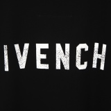 Givenchy 4G2023GVC printed 4G big logo round necklads short -sleeved T -shirt