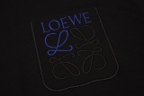 LOEWE 23 Summer series pocket three -dimensional embroidered T -shirt couple model