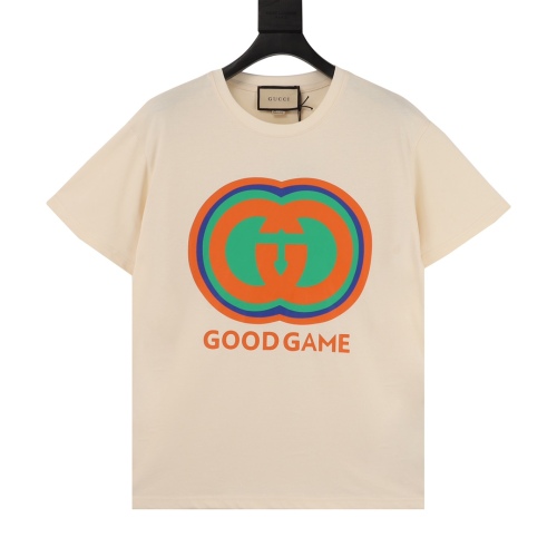 GUCCI double G printed round neck short sleeves