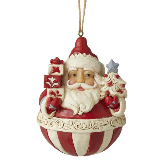 Us 14 99 Nordic Noel Round Santa Orn Www Largeronsale Com