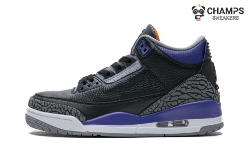 OG Tony Air Jordan 3 Retro Black Court Purple CT8532-050