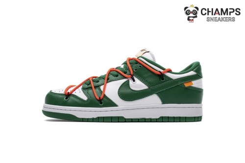Pk God Nike Dunk Low Off-White Pine Green CT0856-100