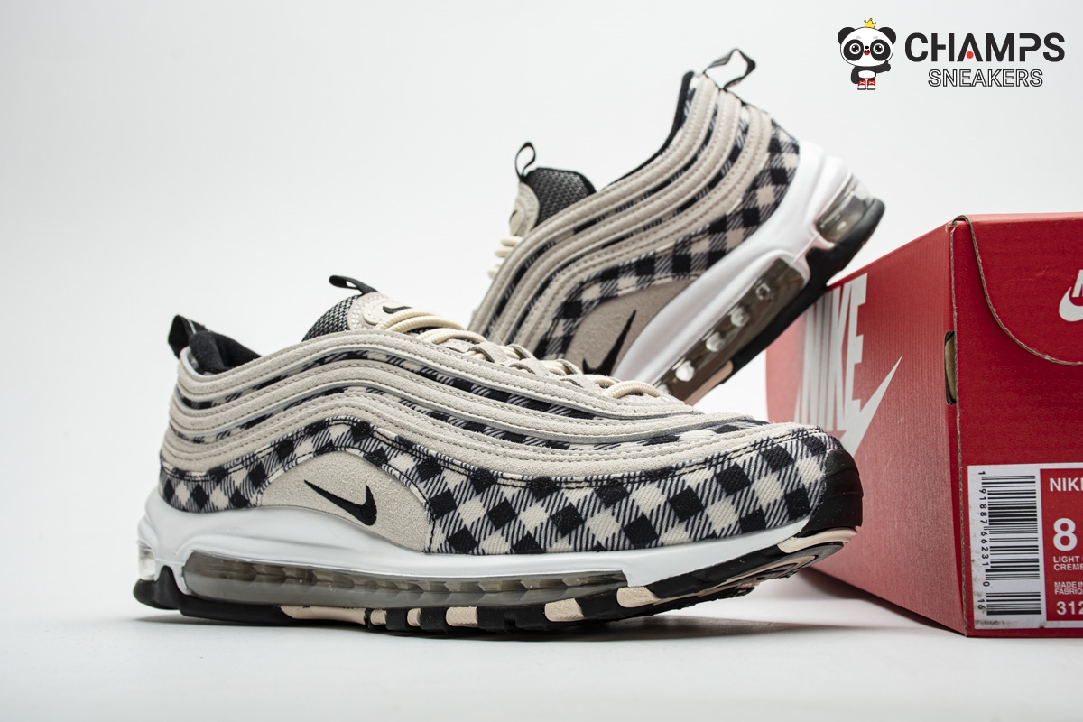 Plaid light cream air max best sale 97
