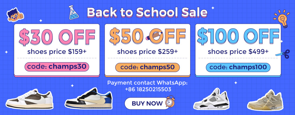 Champssneakers.com is the best place to get the best quality cheap replica sneakers.School Season Deals.