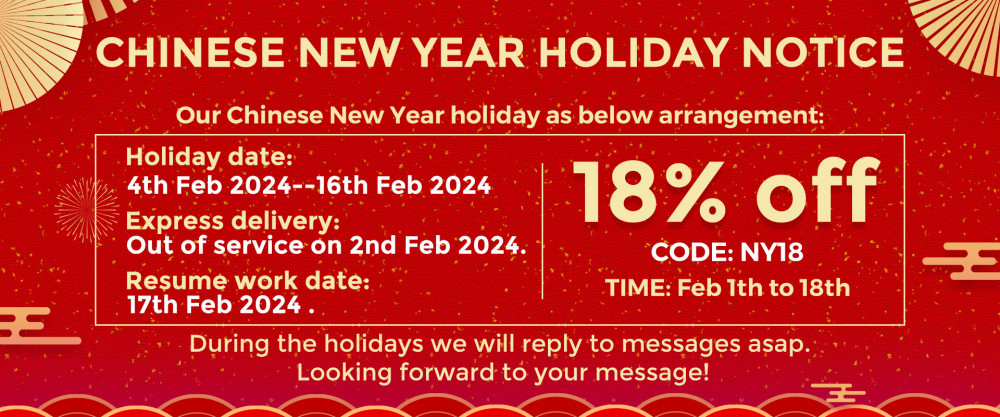 Chinese New Year Holiday Notice，champssneakers