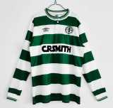 1987/88 Celtic Home Retro Long Sleeve Soccer jersey
