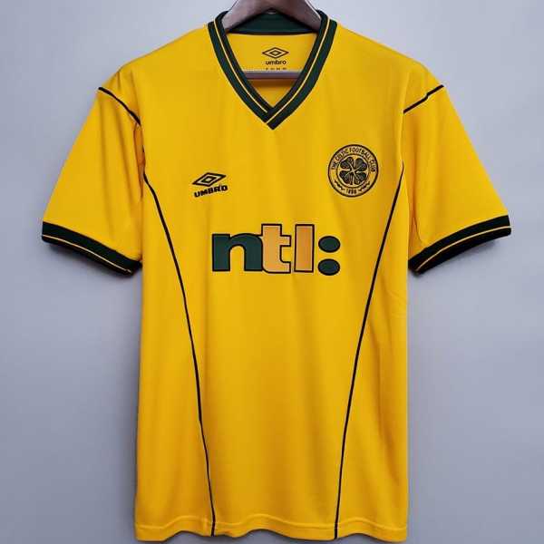 2001/02 Celtic Away Retro Soccer jersey