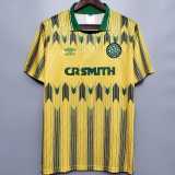 1991/92 Celtic Away Retro Soccer jersey