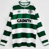 1987/88 Celtic Home Retro Long Sleeve Soccer jersey