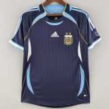 2006 Argentina Away Retro Soccer jersey