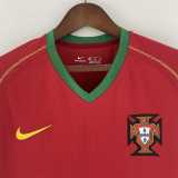 2006 Portugal Home Retro Soccer jersey