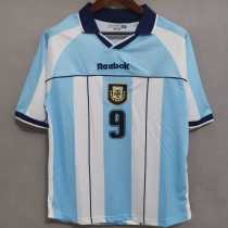 2000 Argentina Home Retro Soccer jersey