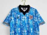 1990 England Away Retro Soccer jersey
