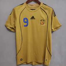 2008 Spain Away Retro Soccer jersey