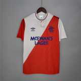1987/88 Rangers Away Retro Soccer jersey