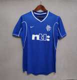 1999/00 Rangers Home Retro Soccer jersey