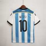 2014 Argentina Home Retro Soccer jersey