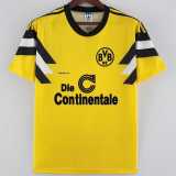 1989 Dortmund Home Retro Soccer jersey