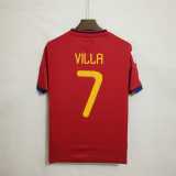 2010 Spain Home Retro Soccer jersey