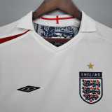 2006 England Home Retro Soccer jersey