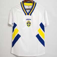 1994 Sweden Away Retro Soccer jersey