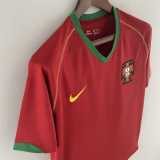 2006 Portugal Home Retro Soccer jersey