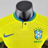 2022 Brazil Home Player Soccer jersey