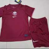 2022 Qatar Home Fans Kids Soccer jersey