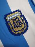 1986 Argentina Home Retro Long Sleeve Soccer jersey