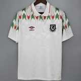 1990/92 Wales Away Retro Soccer jersey