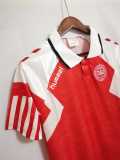 1992 Denmark Home Retro Soccer jersey