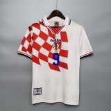 1998 Croatia Home Retro Soccer jersey