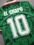 1998 Mexico Home Retro Soccer jersey