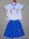 2022 Italy Away Fans Kids Soccer jersey