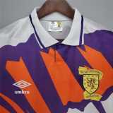 1991/92 Scotland Away Retro Soccer jersey